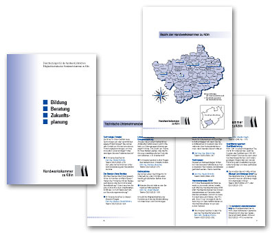 Informations-Brosch&uuml;re: Handwerkskammer zu K&ouml;ln