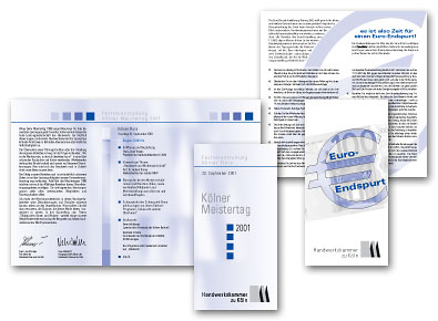 Einladungen zu Veranstaltungen der Handwerkskammer zu K&ouml;ln