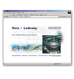 Website: Horz + Ladewig Ingenieurgesellschaft f&uuml;r Baukonstruktionen mbH